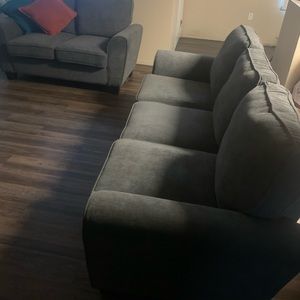 Like New Grey Couch and Loveseat